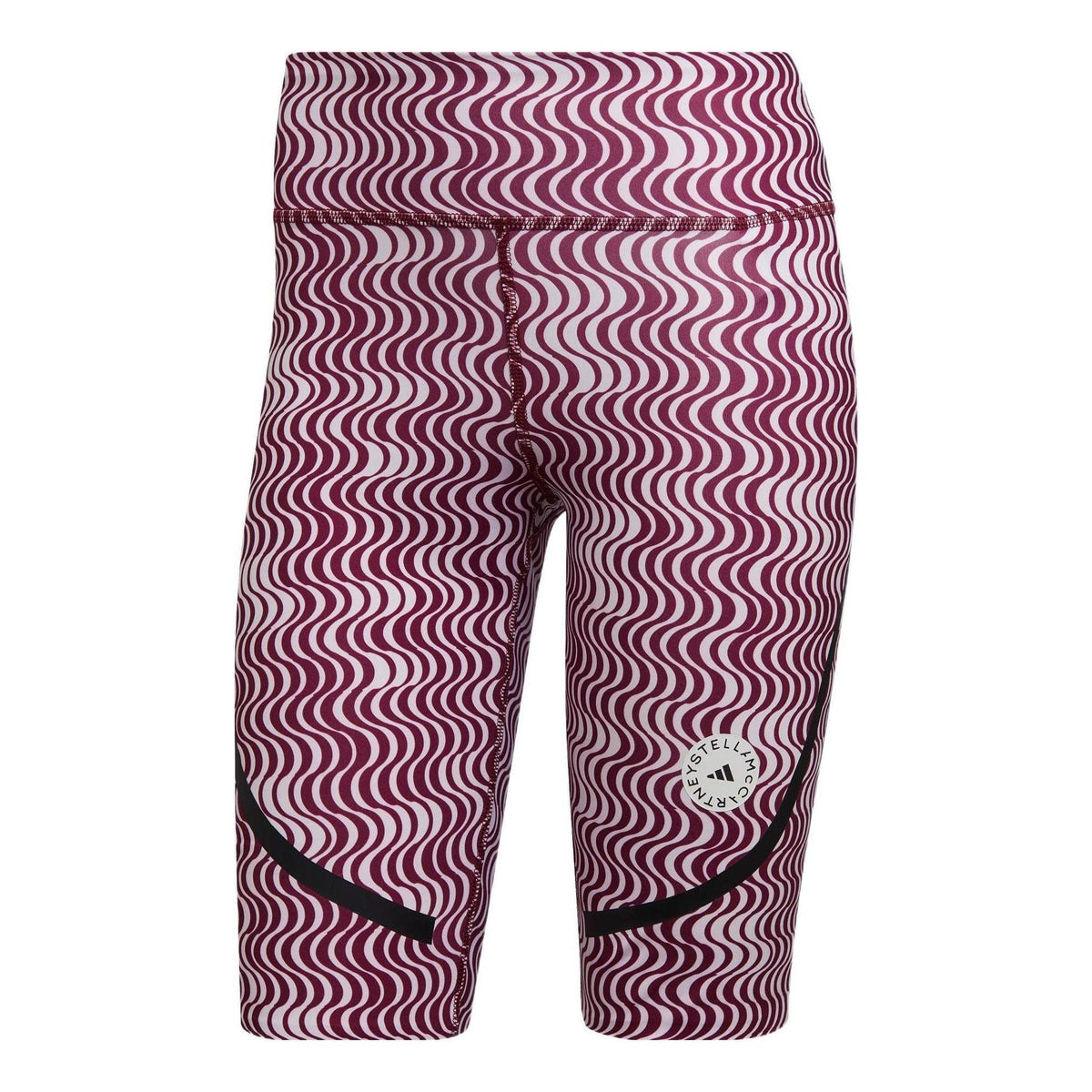(WMNS) adidas by Stella McCartney TruePurpose Printed Cycling Leggings Asia Sizing 'Pink Black' HI6044