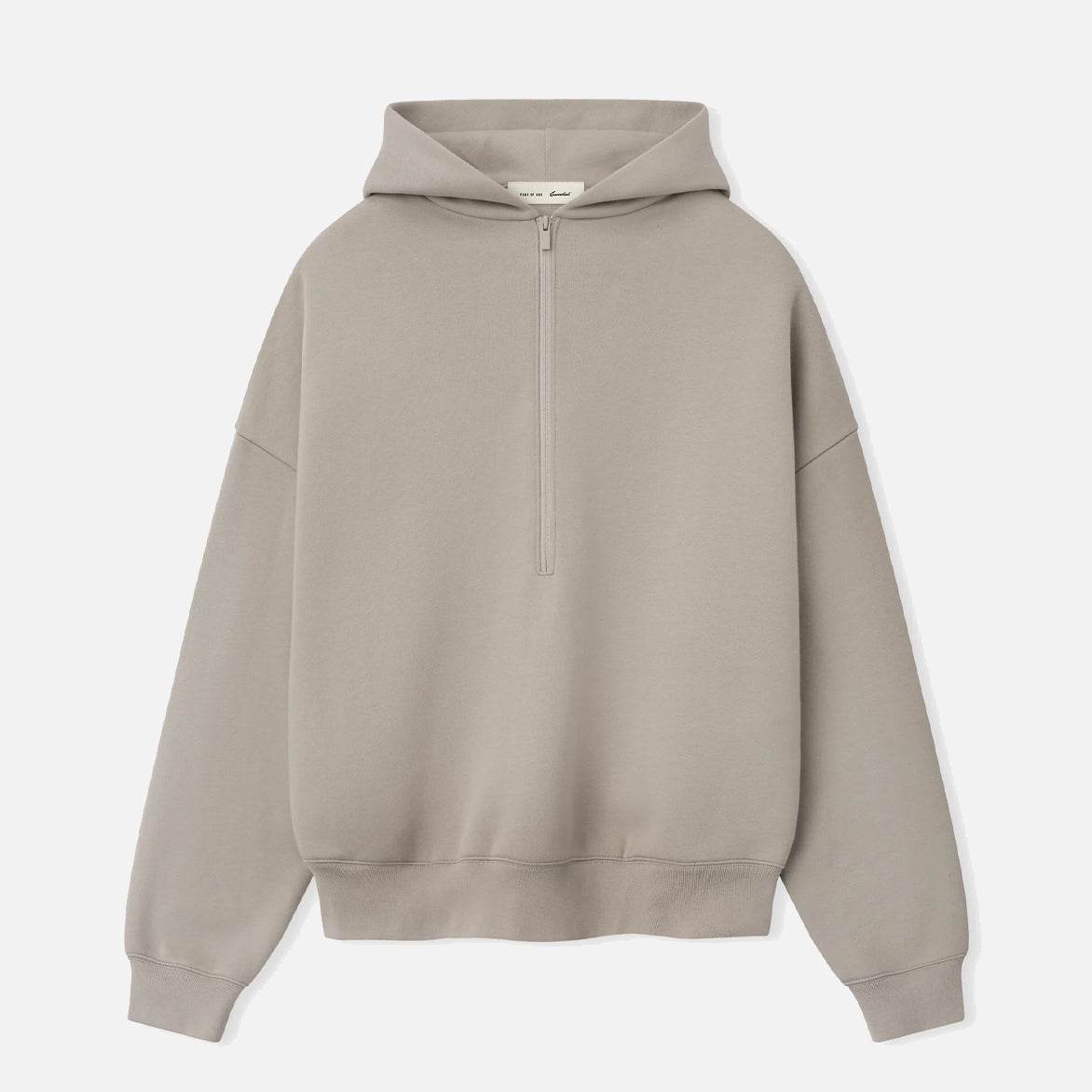 PROPERTY LOUNGE  HALF ZIP HOODIE - SEAL