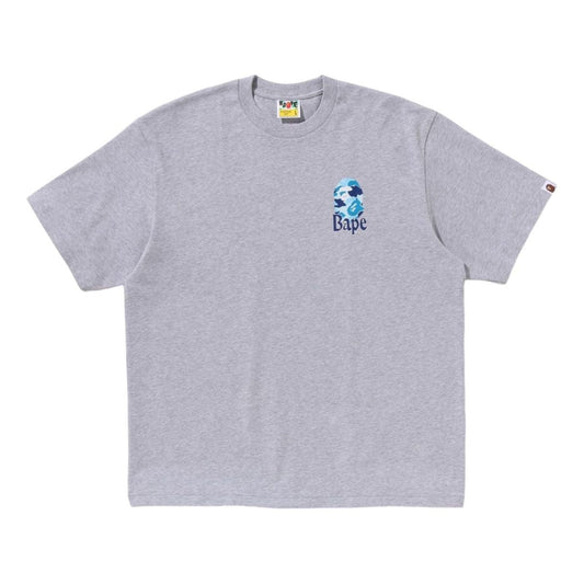 A Bathing Ape Floral Ape Head Relaxed Fit Tee 'Gray' 1K30-110-324-GRAY