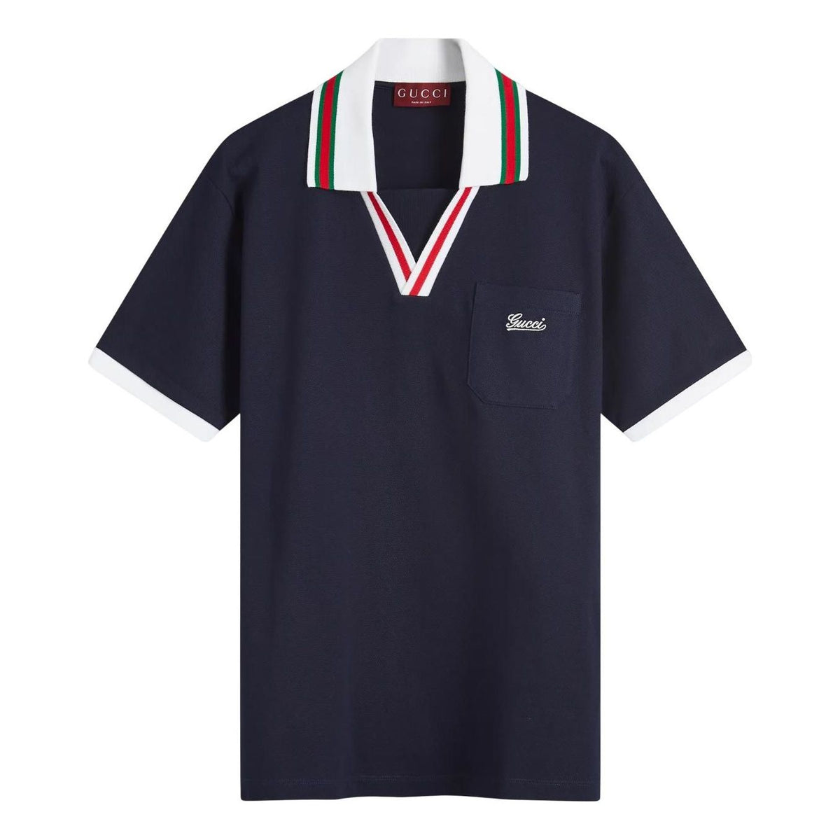 Gucci Skipper Collar Polo Shirt 'Navy' 737667-XJGKV-4560