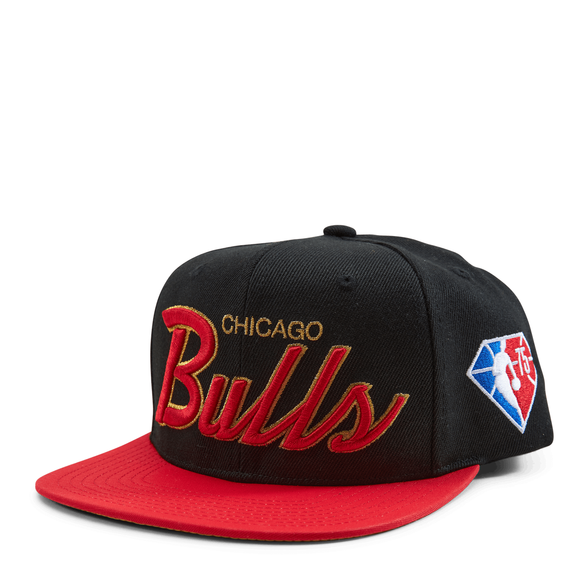 Bulls NBA 75th Gold Snapback