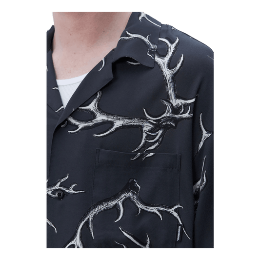 Horn / R-shirt . Ss Charcoal