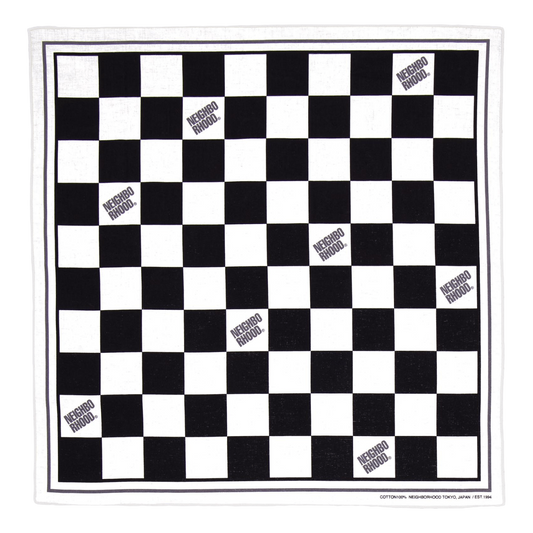 Checker Bandana Gray