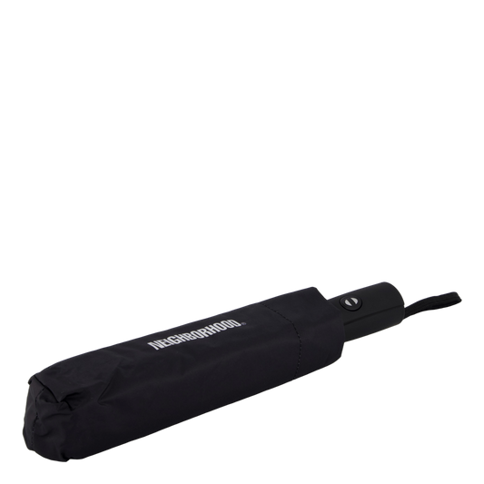 Tigerprint Folding Umbrella Black