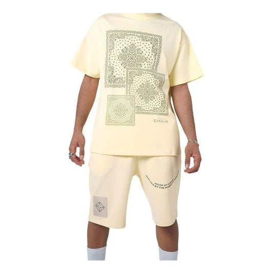 House of Cenmar T-Shirt with Power Of Dreams Print 'Yellow' HOC-YSO