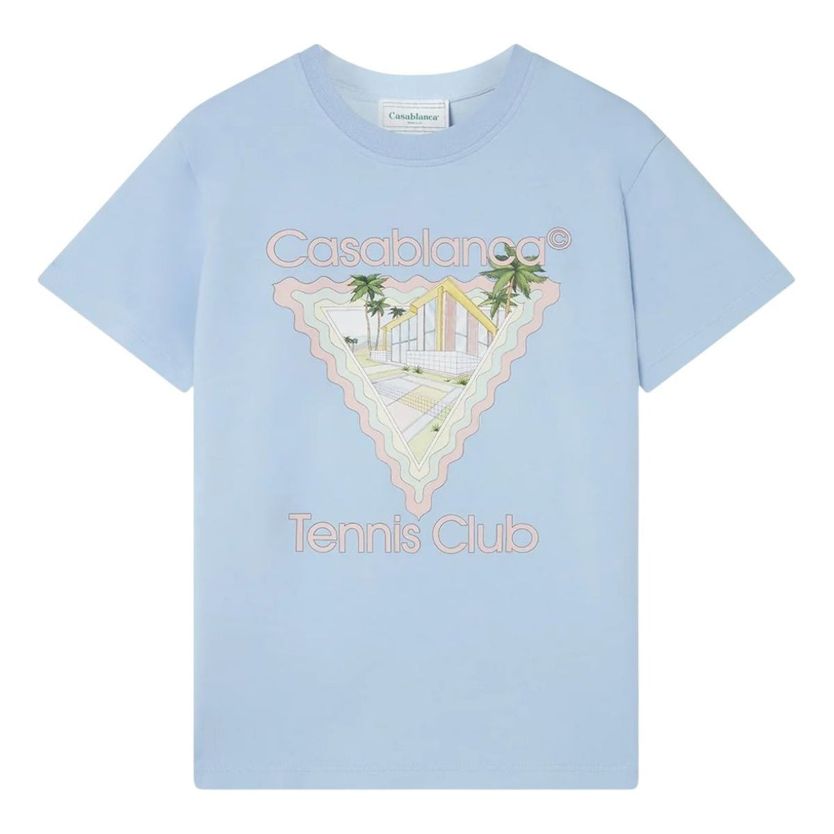 Casablanca Maison De Reve Printed T-Shirt 'Blue' MPF24-JTS-001-09
