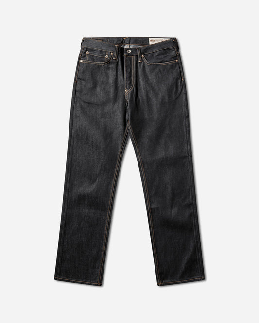Men's Seagull Print Pockets Regular Fit Jeans Indigo