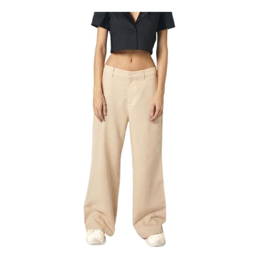 (WMNS) House of Cenmar Linen High Waist Pants 'Beige' HOC-LPJ