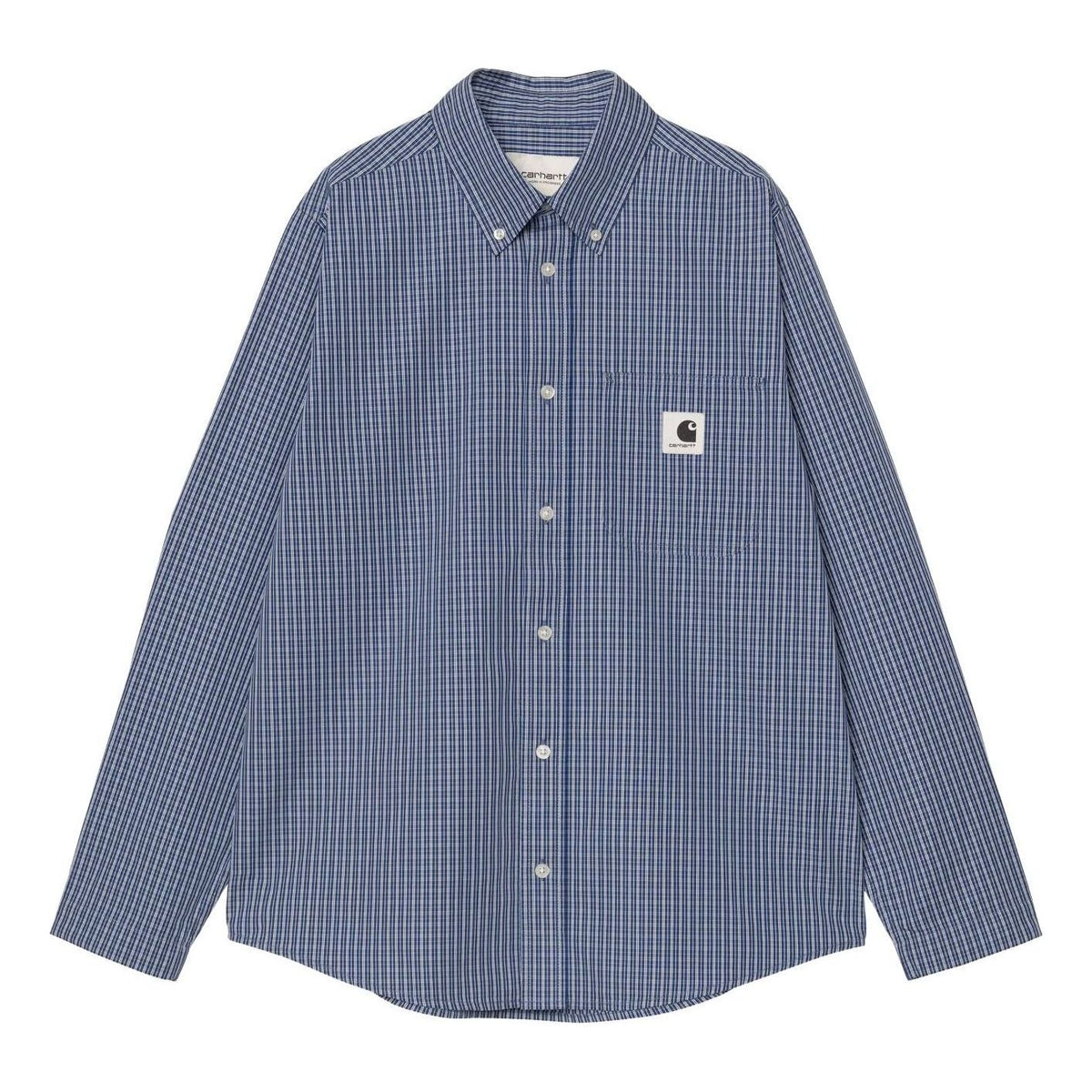 (WMNS) Carhartt WIP L/S Groff Shirt 'Blue' I036234-3JL-XX