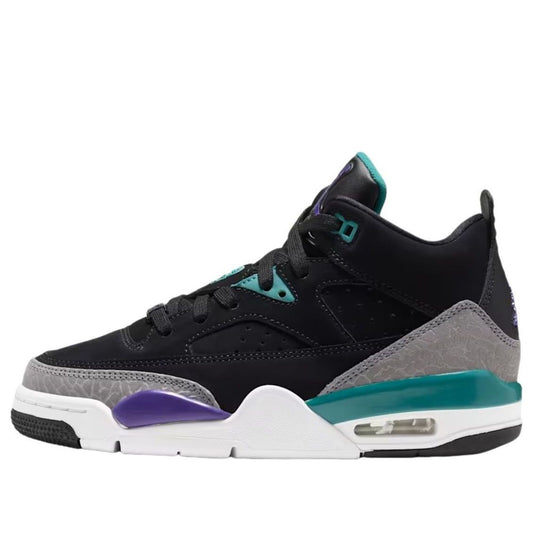(GS) Air Jordan Son of Mars Low 'Black Rio Teal Court Purple' IR0519-006 - Jordan Professional Edition