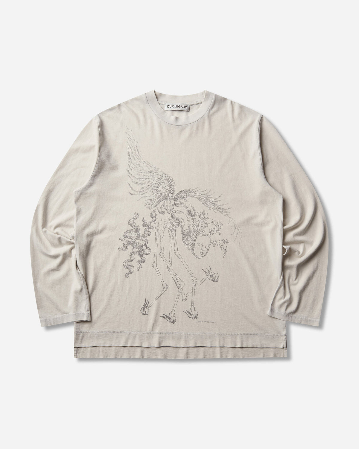 Men's Box Longsleeve T-Shirt Manifested Spirit Print