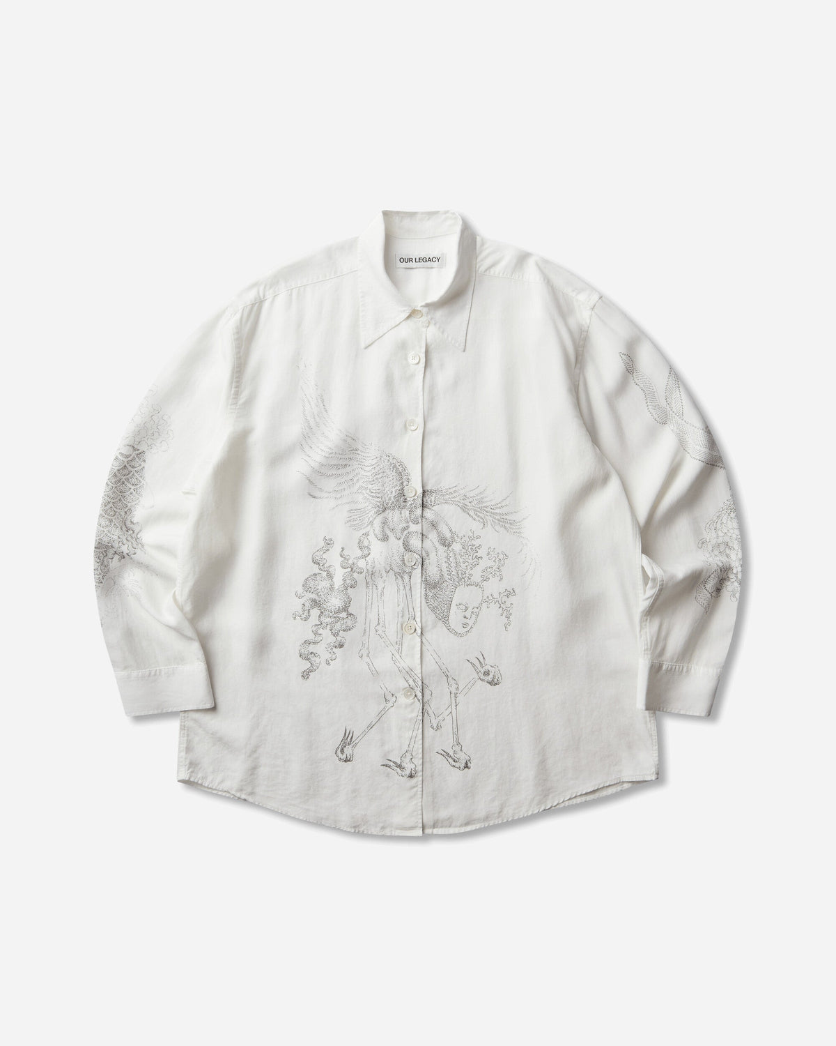 Women's Favourite Shirt Pointillism Allegory Print
