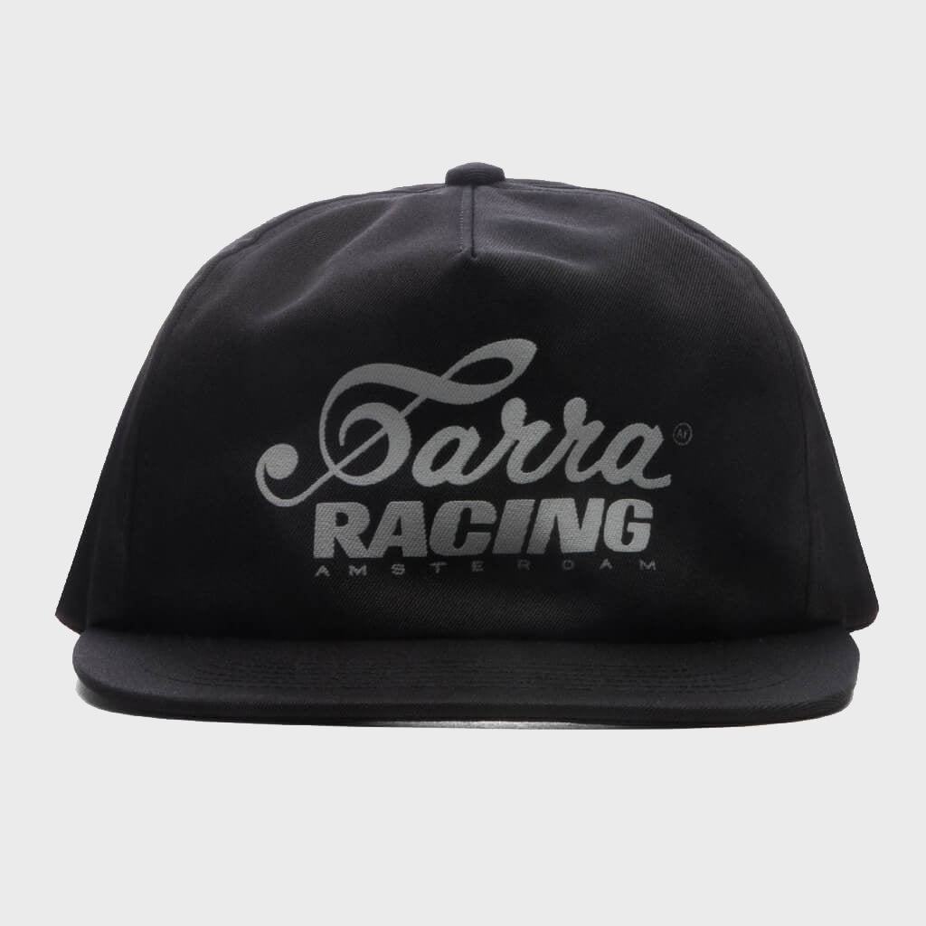 Racing 5 Panel Hat - Black