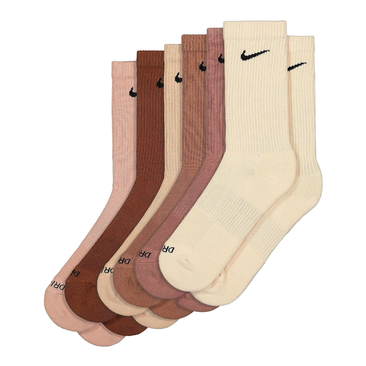Everyday Plus Cushioned Crew Socks 6 Pair