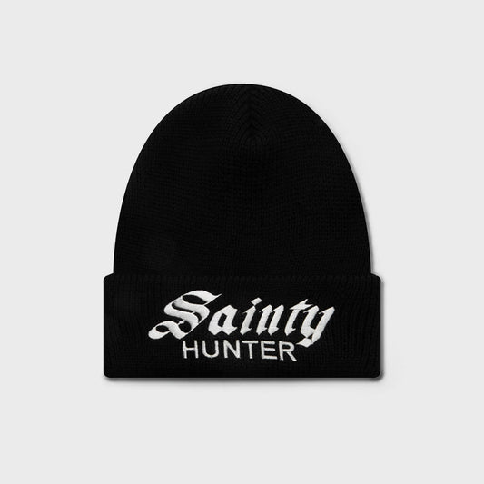 Sainty Hunter Knit Beanie - Black