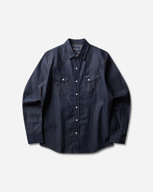 Men's Blue Bell Regular Indigood Icons 27MW Western Shirt Indigo Raw