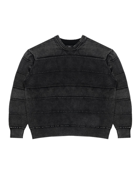 BEAMS SNOW WASH CREW NECK