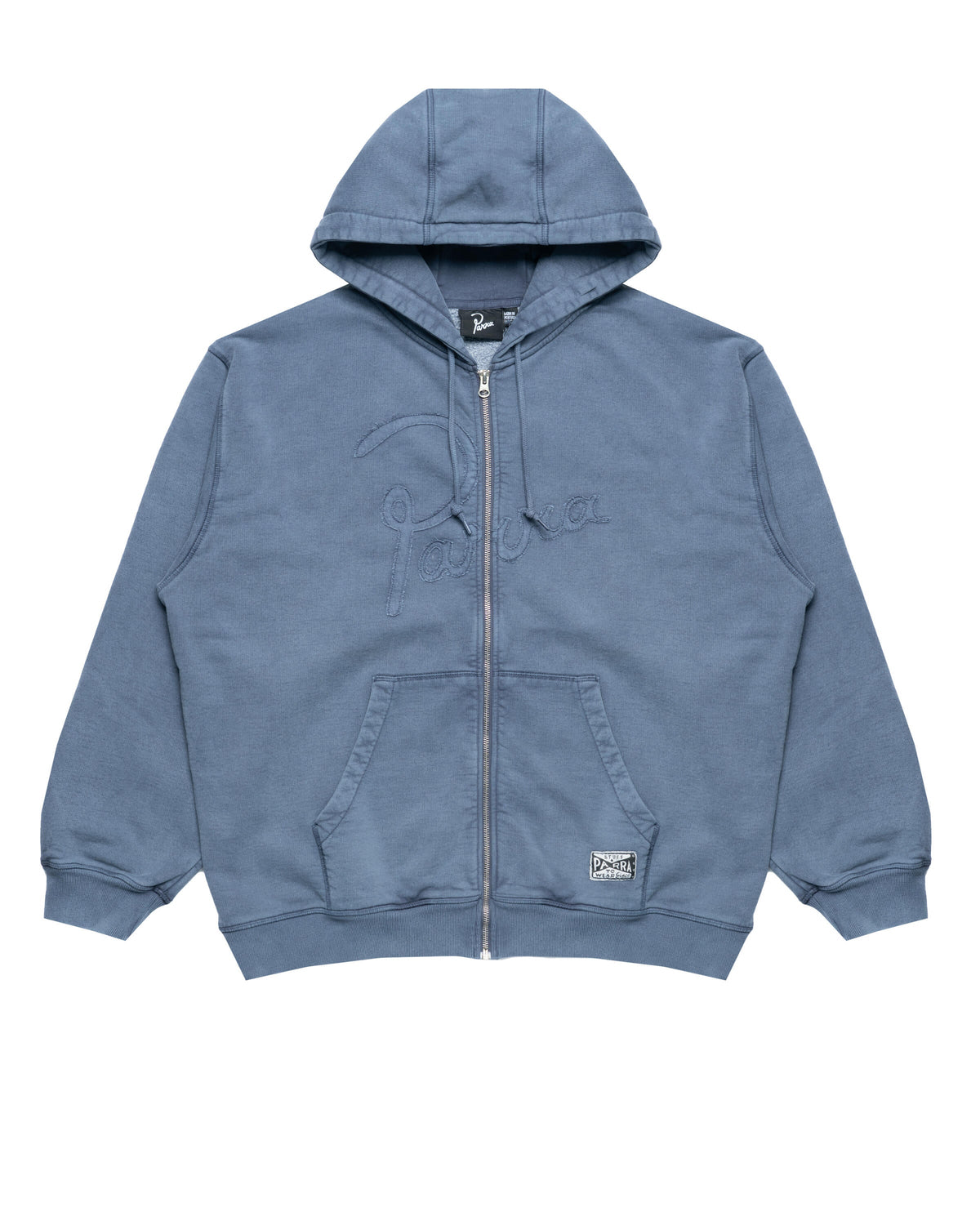 by Parra Not fade away zip hooded sweatshirt
