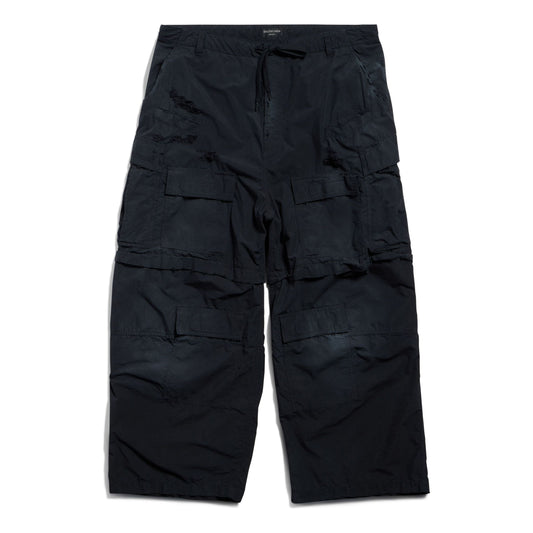 (WMNS) Balenciaga Large Cargo Pants 'Black' 803458TQM101000