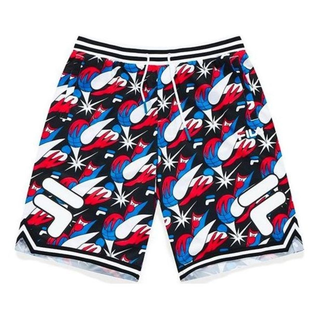 FILA FUSION Basketball All-Over Printed 5-Inch Sports Shorts 'Multi-Color' T11M135607F-BK