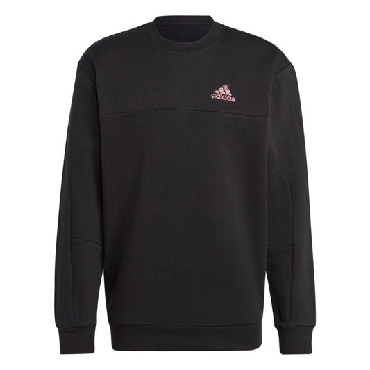 adidas Stadium Fleece Badge of Sport Sweatshirt 'Black' HN4758