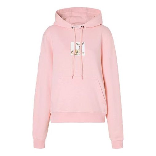 (WMNS) Burberry Deer Print Cotton Hoodie Deer Prints Cotton hooded sweatshirt Pink Red 80246541