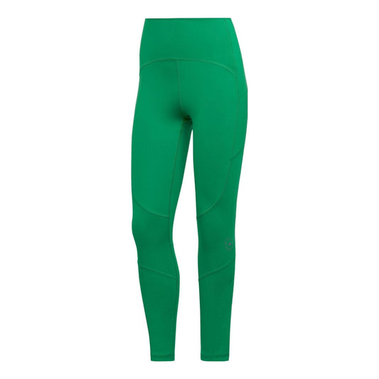 (WMNS) adidas by Stella McCartney Logo Print Leggings Asia Sizing 'Green' HI6148