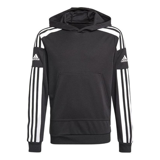 (GS) adidas Squadra 21 Hoodie Asia Sizing 'Black White' GK9544