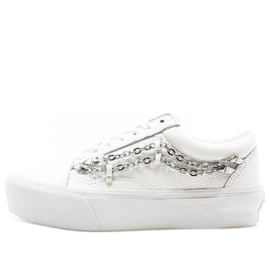 Vans Old Skool Platform 'Chain - True White' VN0A3B3U2TL