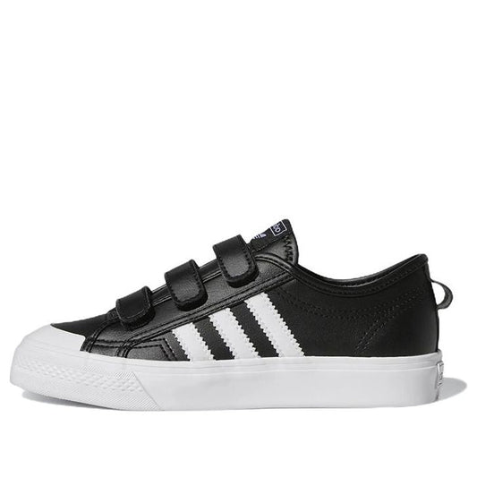 (GS) adidas Nizza 'Black White' GX4514
