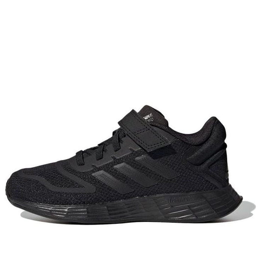 (GS) adidas Duramo 10 Elastic Lace 'Triple Black' GZ0637