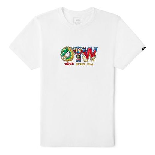 Vans Men's Artist Printed Print Men's White VN0A4P5MWHT