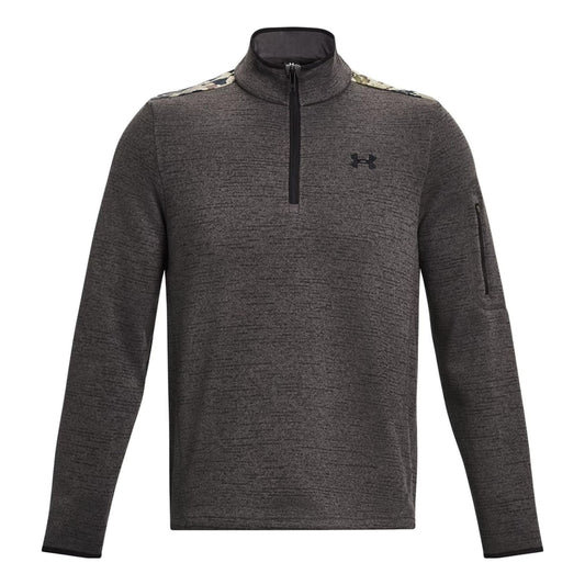 Under Armour Specialist Printed 1/4 Zip Pullover 'Charcoal' 1382178-019