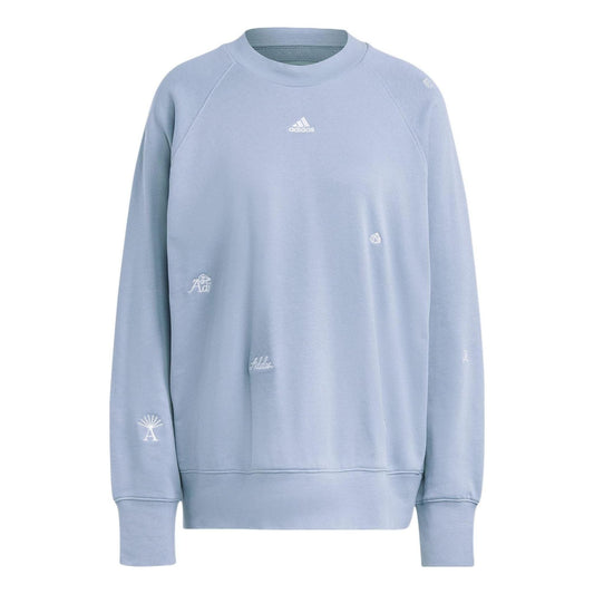 (WMNS) adidas BLUV Q1 Sweaters Asia Sizing 'Purple' IC5716