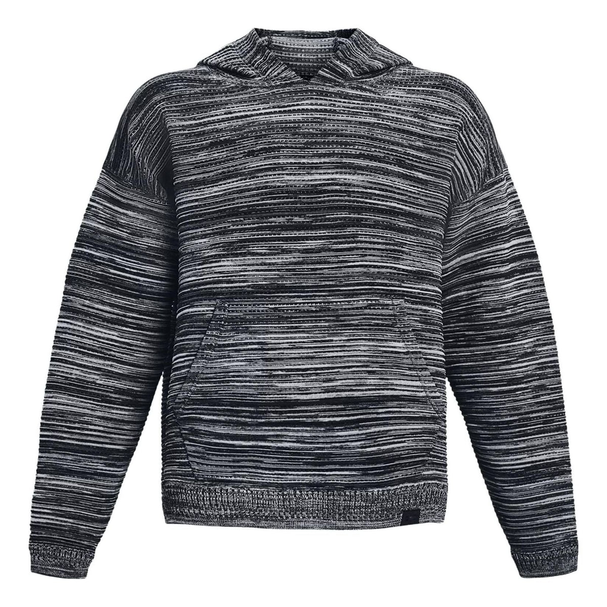 Under Armour RUSH IntelliKnit Hoodie 'Black White' 1376634-012
