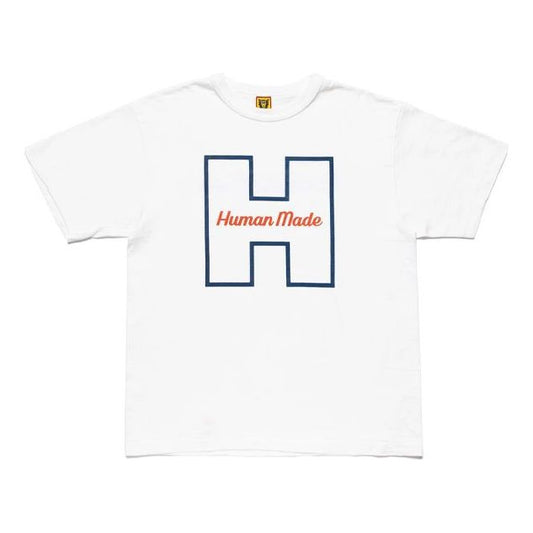 HUMAN MADE Chest Alphabet Printing Short Sleeve Unisex White HM20TE016