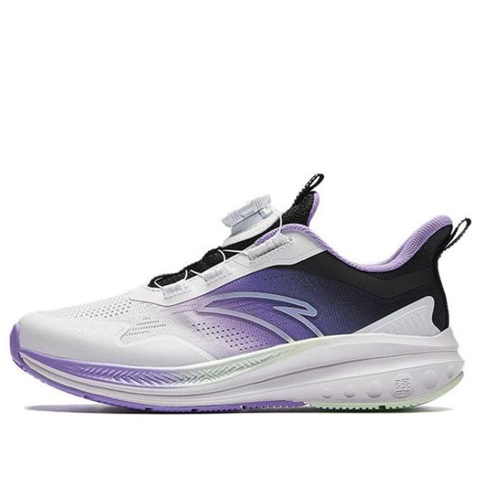 (GS) ANTA Running Series Sneakers 'White Purple Black' 322425509-3