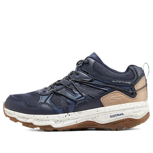 (WMNS) Skechers GO RUN Trail Altitude 'Navy Blue Brown' 128212-NVTN