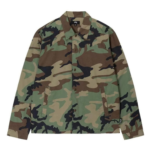 Stussy Coach Shirt 'Camo' 1110279-CAMO