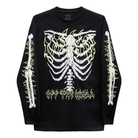 Vans Halloween Long Sleeve T-Shirt 'Black' VN000F7RBLK