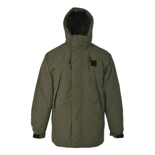 Converse Premium Windproof Mid Down Jacket Asia Sizing 'Olive Green' 10023775-A02