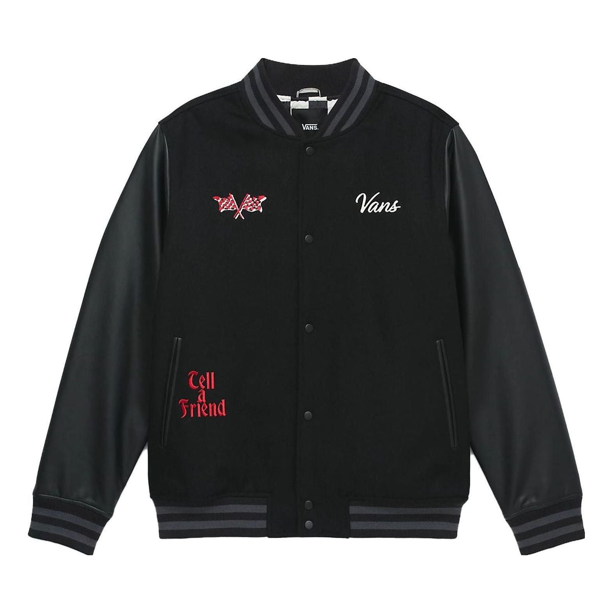Vans Stevens Varsity Jacket 'Black' VN0008G4BLK