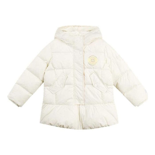 (GS) Skechers Solid Hooded Down Jacket 'White' L422G014