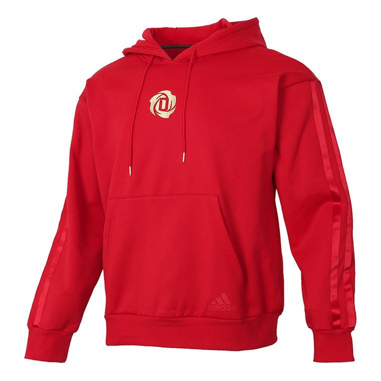 adidas Cny Rose Sweat Printing Sports Pullover Red GN5367