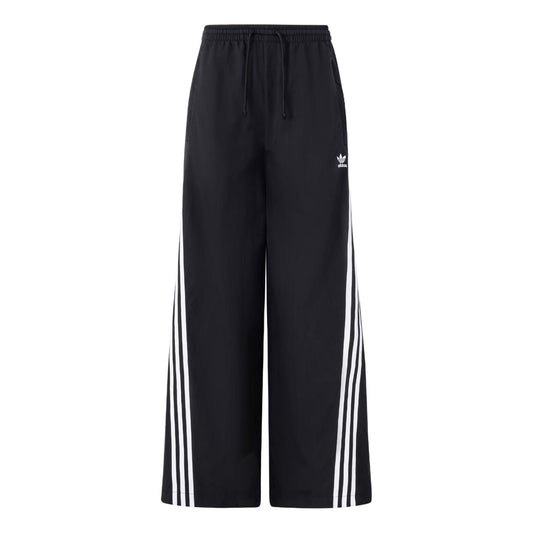 (WMNS) adidas Originals Oversize Track Pants Asia Sizing 'Black White' JJ3359