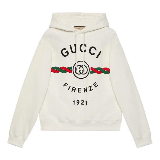 Gucci Firenze 1921 Hoodie 'White' 646953-XJD7O-9095