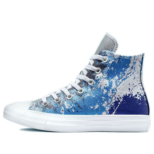 (WMNS) Converse Chuck Taylor All Star High 'Hybrid Shine - Gradient Blue' 571376C