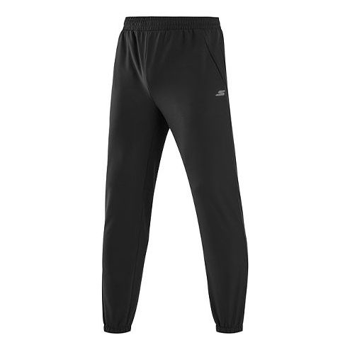 Skechers Logo Printed Woven Pants 'Black' P322M042-0018