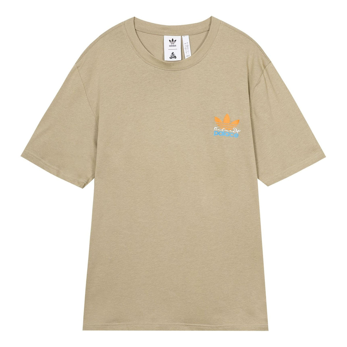 adidas originals x PALACE Crossover SS22 Back Logo Printing Short Sleeve Unisex Brown HM9198