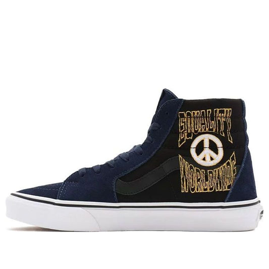 Vans Unisex Take A Stand SK8-HI High-Top Sneakers Blue/Black VN0A32QG9YJ